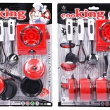 Set de vase pentru copii cu aragaz – set de bucătărie pentru micii bucătari