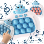 Joc electronic POP IT Antistres Joc de abilități Dino Albastru