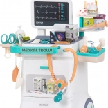 Cărucior medical pentru copii cu 26 de piese