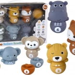 bowling cu animăluțe pentru copii mici – distracție interactivă cu mingea