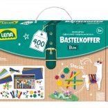 Lena trusă creativă pentru micii meșteri, albastră – 400 buc.