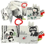 Carte textilă senzorială ANIMAL KINGDOM – bufniță