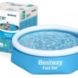piscină gonflabilă cu margine superioară 244 × 61 cm BESTWAY Fast Set