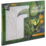Pictură cu diamante Tucan 40x50 cm