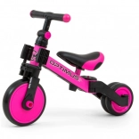 Bicicletă de echilibru pentru copii și tricicletă 3‑în‑1 Optimus Pink