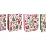 Pungă cadou de Crăciun L 31 × 42 × 12 cm