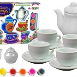 Set creativ de ceai DIY pentru pictarea porțelanului