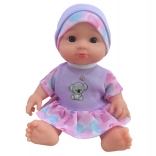 Păpușă bebeluș mov 22 cm