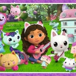 Puzzle Ravensburger Căsuța pisicii Gabby 35 piese