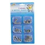 Puzzle metalice – set 6 buc.