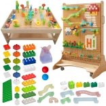 Set de construcție pistă cu bile STEM Masterkidz 359 piese