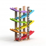 Pistă mare de curse din lemn – extindere cu 6 rampe