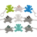 Lanț pentru cărucior cu ursuleți și iepuraș