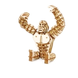 RoboTime puzzle 3D din lemn gorilă