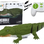 Crocodil acvatic cu telecomandă, plutitor, controlat de la distanță