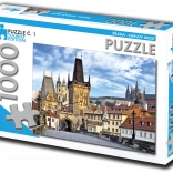 Puzzle turistic Praga - Podul Carol 1000 piese