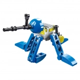 Set de construcție Qman robot pompom 3 în 1