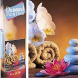 Pictură cu diamante Zen 40 × 50 cm