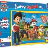 Puzzle 104 piese XL Super Shape – Patrula Cățelușilor: Prieteni canini