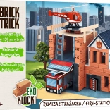 Set de construcție BRICK TRICK stație de pompieri XL