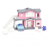 Casa roz Green Toys cu accesorii