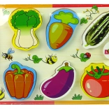 Set de legume din lemn pentru tăiat – 6 piese