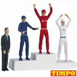Figurine podiumul învingătorilor pentru pistă de mașinuțe 1:32