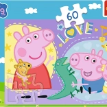 puzzle 60 piese purceluș fericit – Peppa Pig