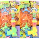 Pistolă pe baterii cu elice zburătoare și titirez