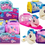 Micul unicorn cu transportor - Jucărie de pluș