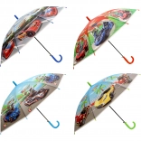 Umbrelă pentru copii cu motiv auto 50 cm