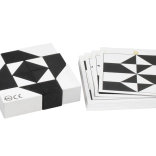 Detoa puzzle tangram alb-negru