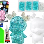 Set creativ LEAN Toys DIY Cerb de Cristal
