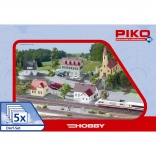 Set hobby Piko – construcții Sat, 5 piese