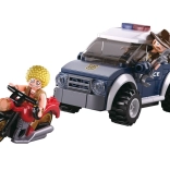 Sluban poliție off-road și hoț pe motocicletă