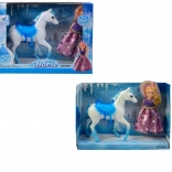 Păpușă cu cal 15 cm