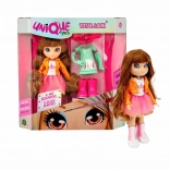 Păpușă Unique Eyes – set fashion cu accesorii 25 cm