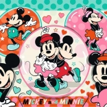 Puzzle Ravensburger Mickey și Minnie – cuplul visat XXL 150 piese