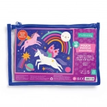 Puzzle Mudpuppy Unicorn Magic în săculeț - 12 piese