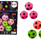 Set mingi de cauciuc fotbal 6 buc