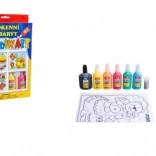 Creatoys culori detașabile pentru ferestre 6×20 ml