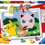CreArt Pokémon – pictură după numere