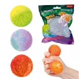 Minge antistres de strâns cu suprafață catifelată, 7,5 cm