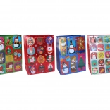 Pungă cadou M 26 × 32 × 10 cm Crăciun