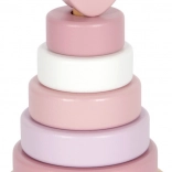 Turn de stivuire din lemn inima