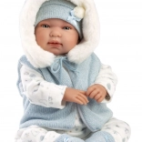Păpușă realistă de nou-născut Llorens cu sunete 44 cm
