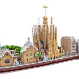 Puzzle 3D City Line Barcelona