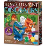 Set creativ mulaje din ghips – dinozauri T‑Rex