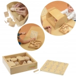 Ghicește prin Atingere Descoperă Formele 12 Piese Masterkidz