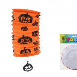 Lampion cilindru Dovleac 15 cm